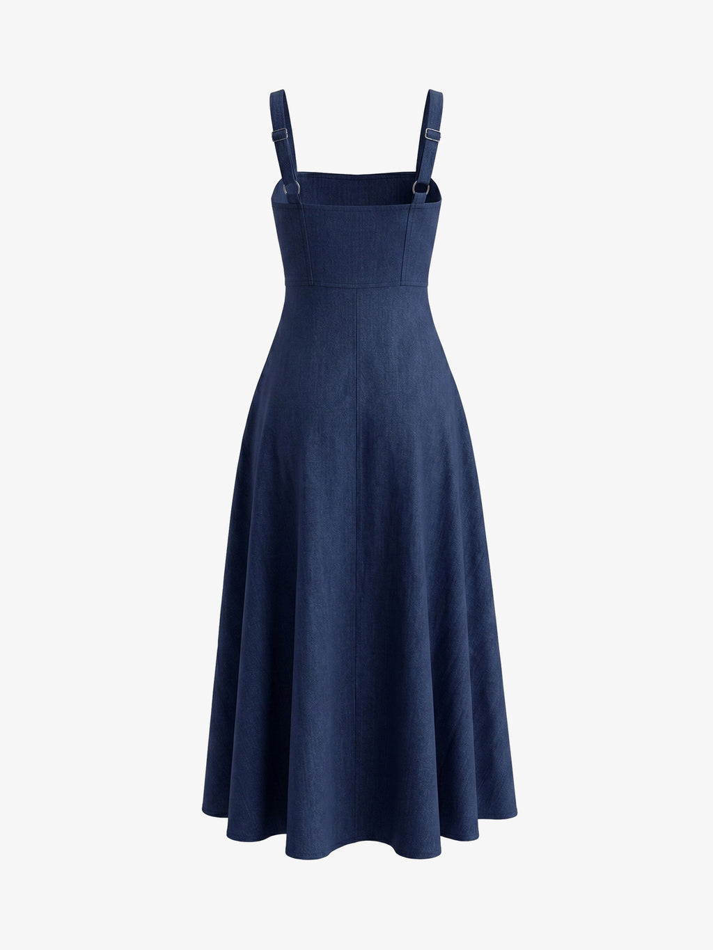 Denim A Line Midi Dress