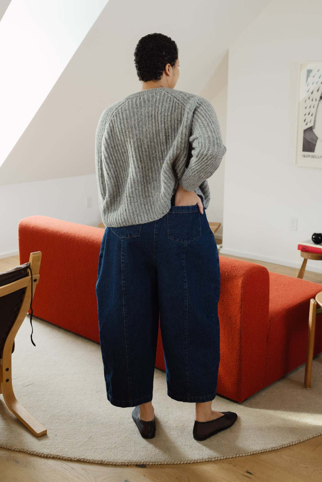 Cotton Blend Track Pants with Side Stripes - Comfortable Wide Leg Joggers for Casual Wear