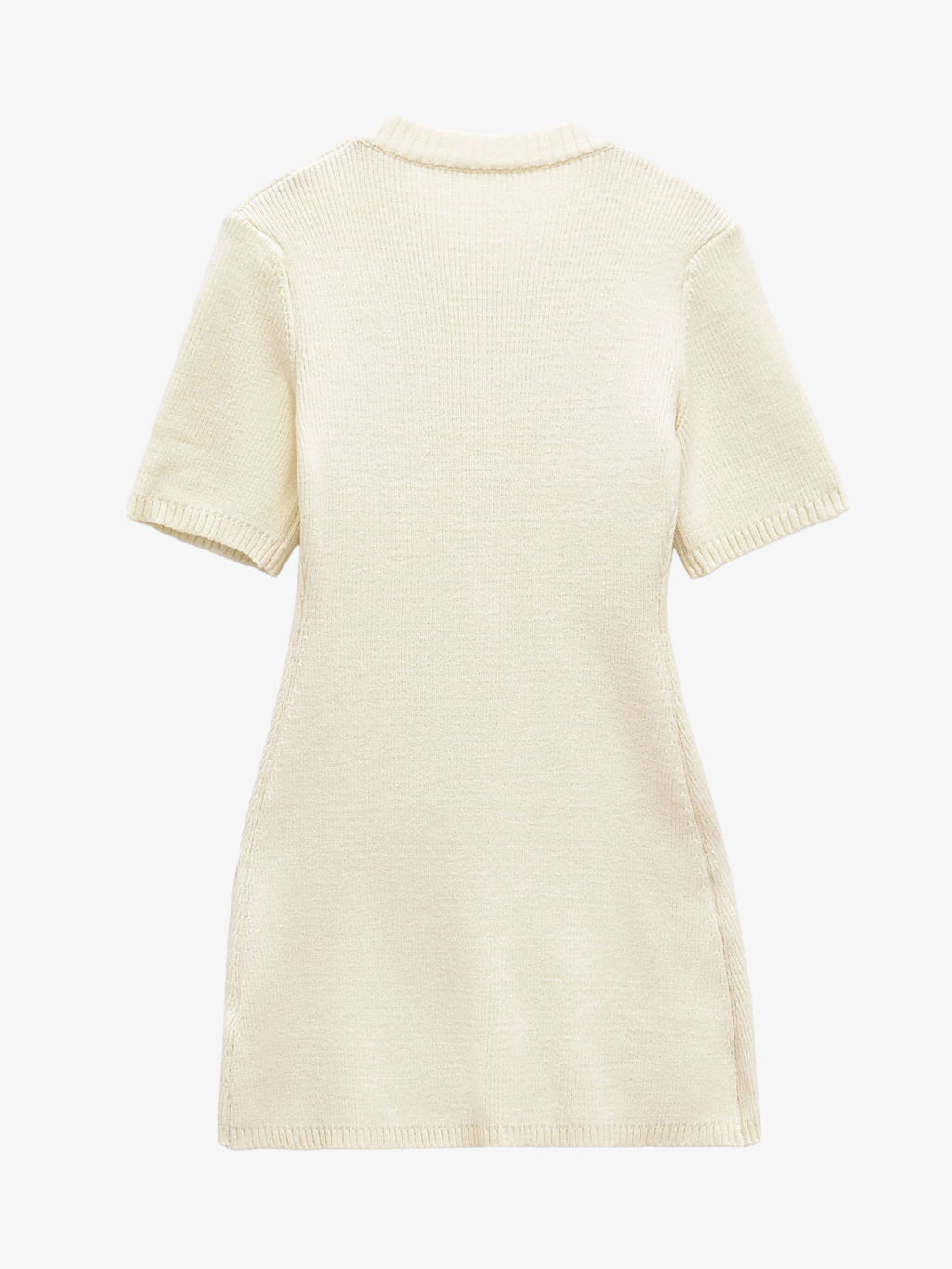 Cardigan Style Knit Mini Dress
