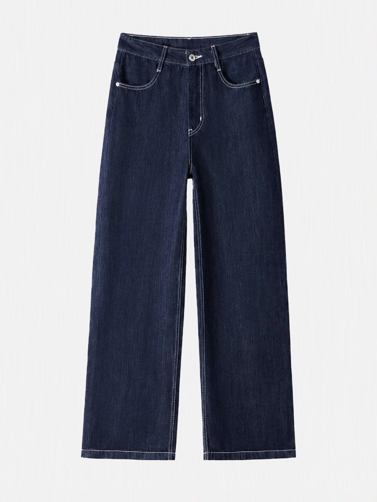 Cropped Straight-Leg Lyocell Jeans