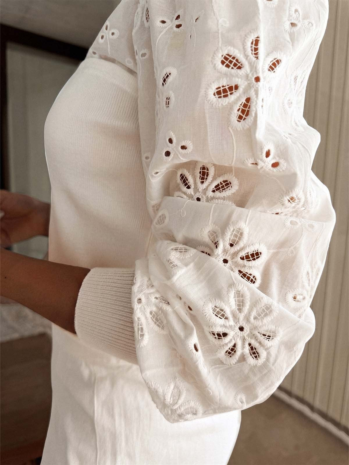 Ruffled Top Shorts Set