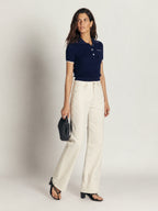 High-Rise Wide-Leg Jeans