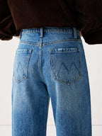 Light Wash High-Rise Wide-Leg Jeans