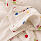 Colorful Polka Dot Linen Set
