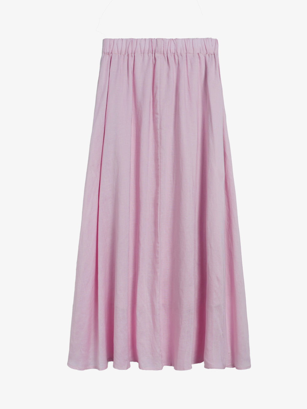 Tie-Waist Shirt And Full Midi Skirt Set