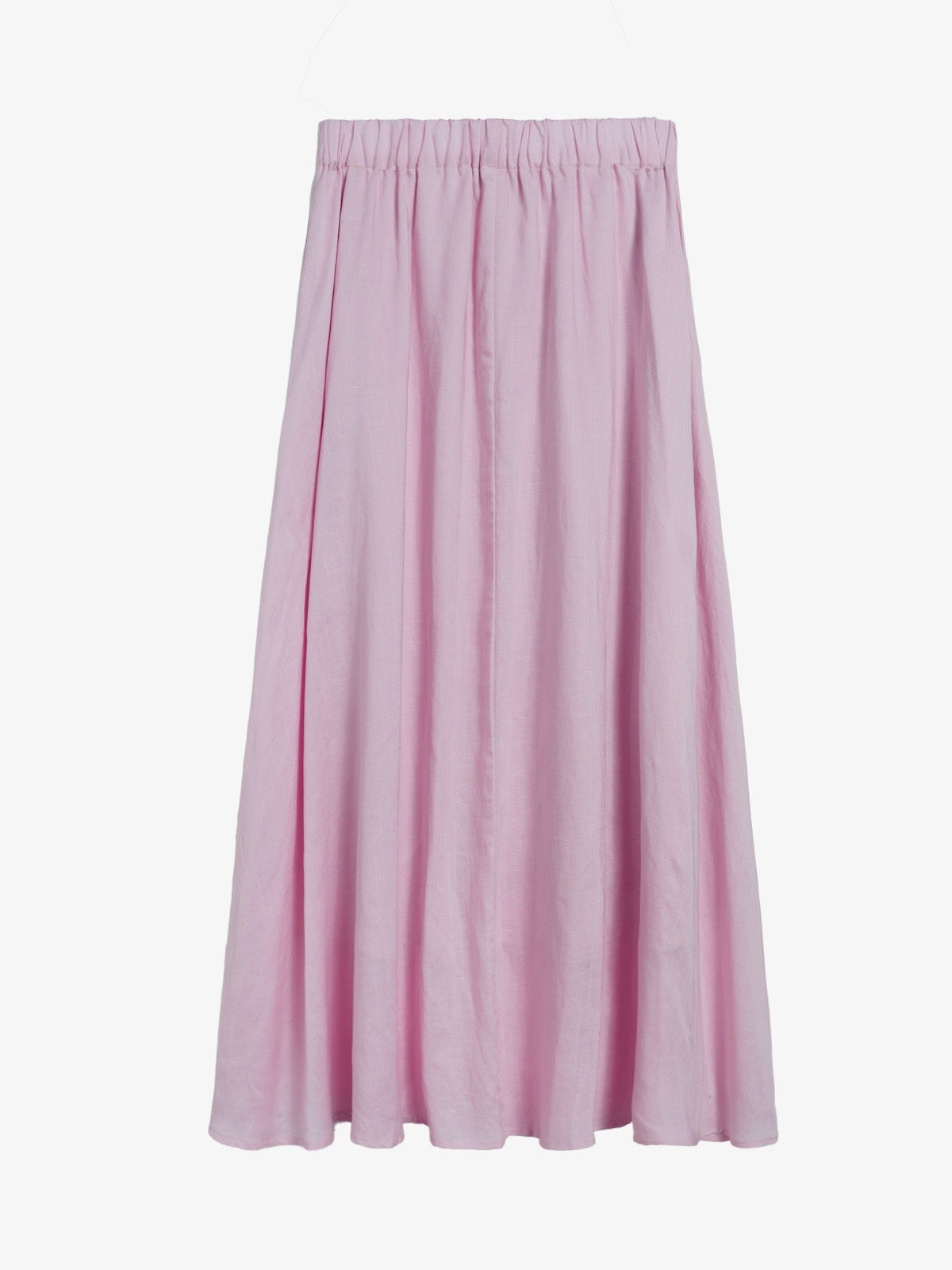 Tie-Waist Shirt And Full Midi Skirt Set