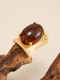 Resin Gemstone Inlay Ring