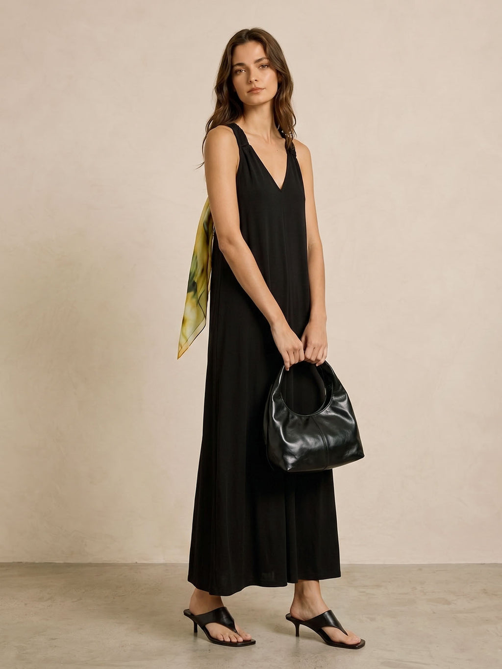 Twist Back Maxi Dress