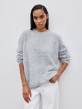 Brushed Knit Relaxed Sweater