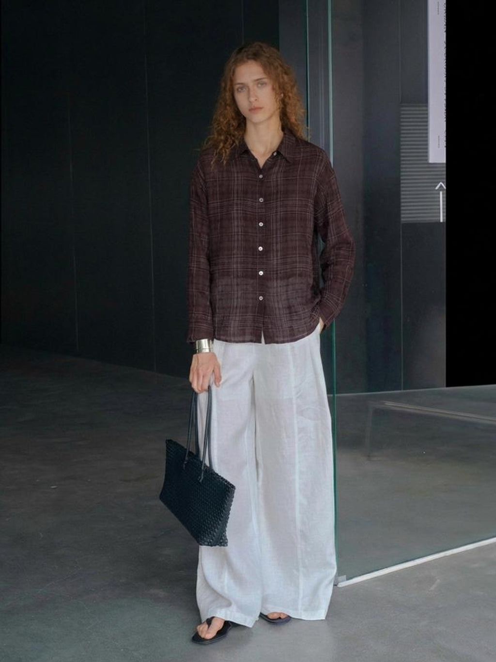 Checked Cotton Shirt