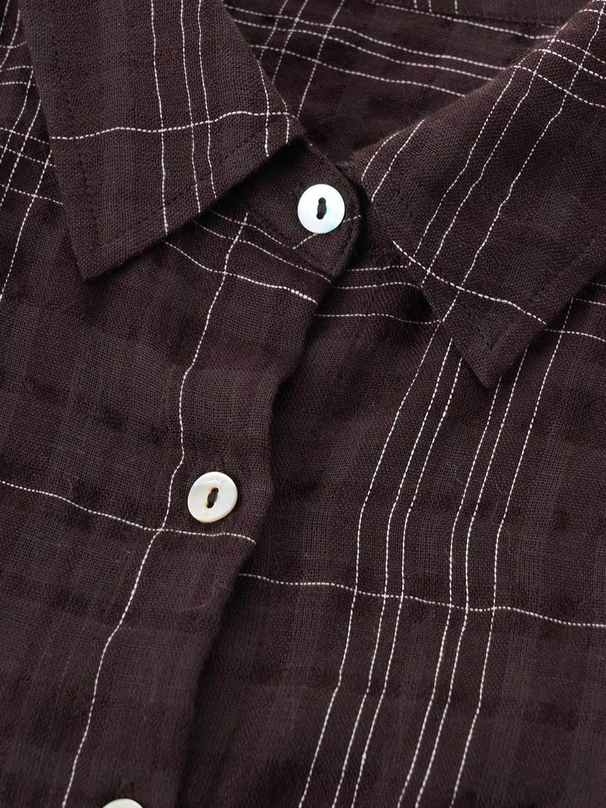 Checked Cotton Shirt