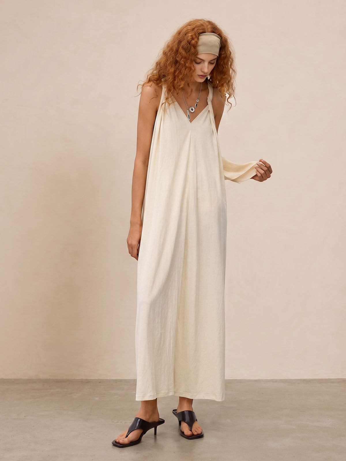 Twist Back Maxi Dress