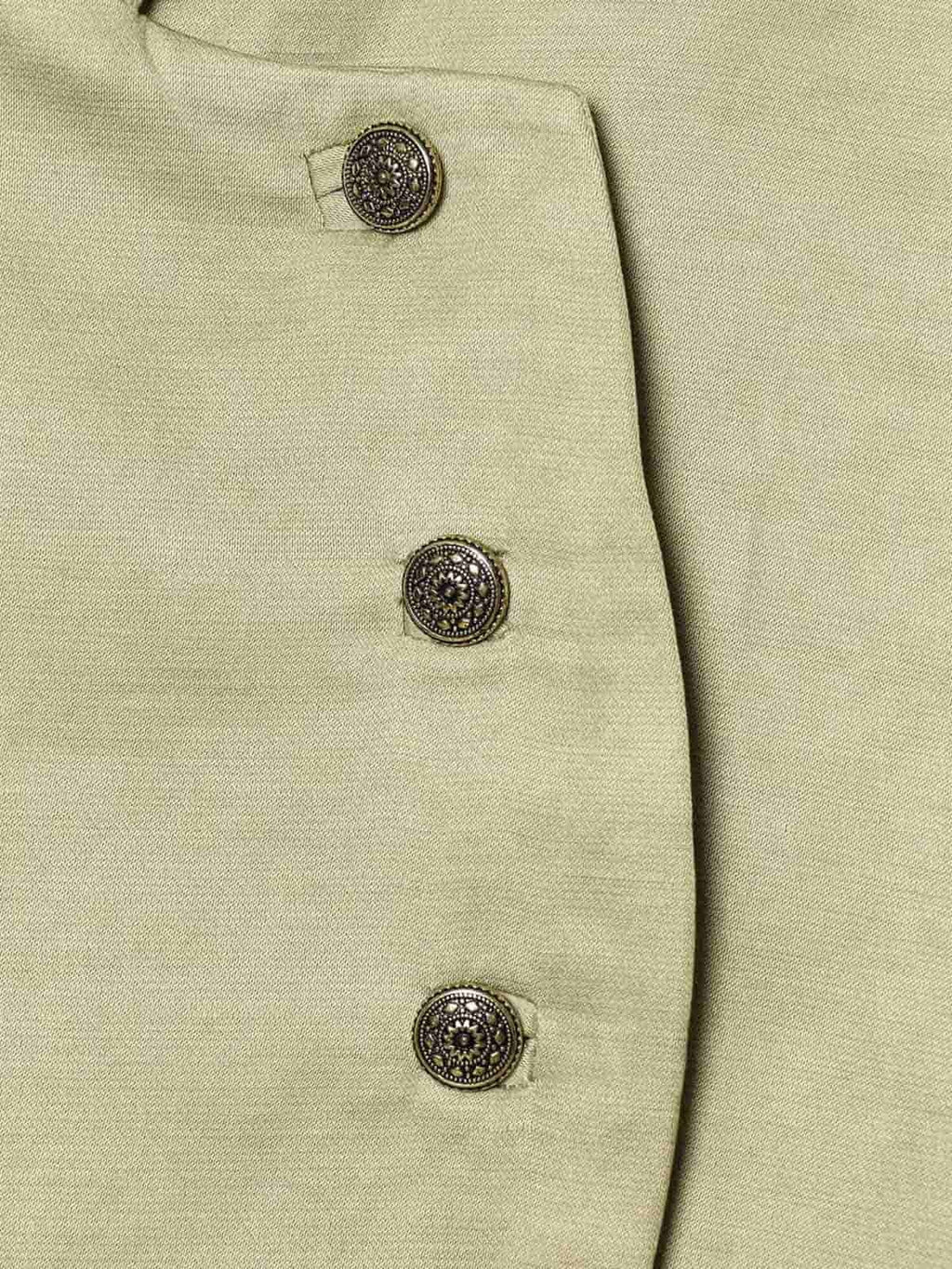 Stand-collar Asymmetric Long-sleeve Jacket