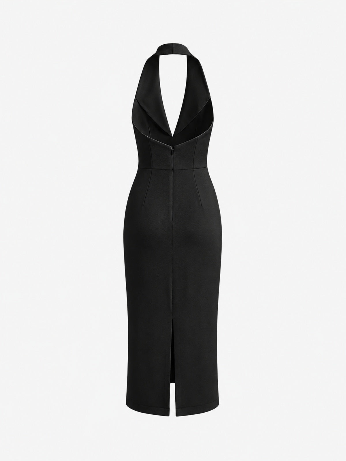 Halter Neck Backless Maxi Dress