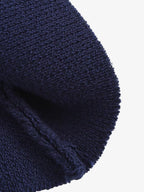 Gestreifte Strickjacke mit Reißverschluss – Gerippter Baumwollstrick, lockere Passform, lässige Strickjacke