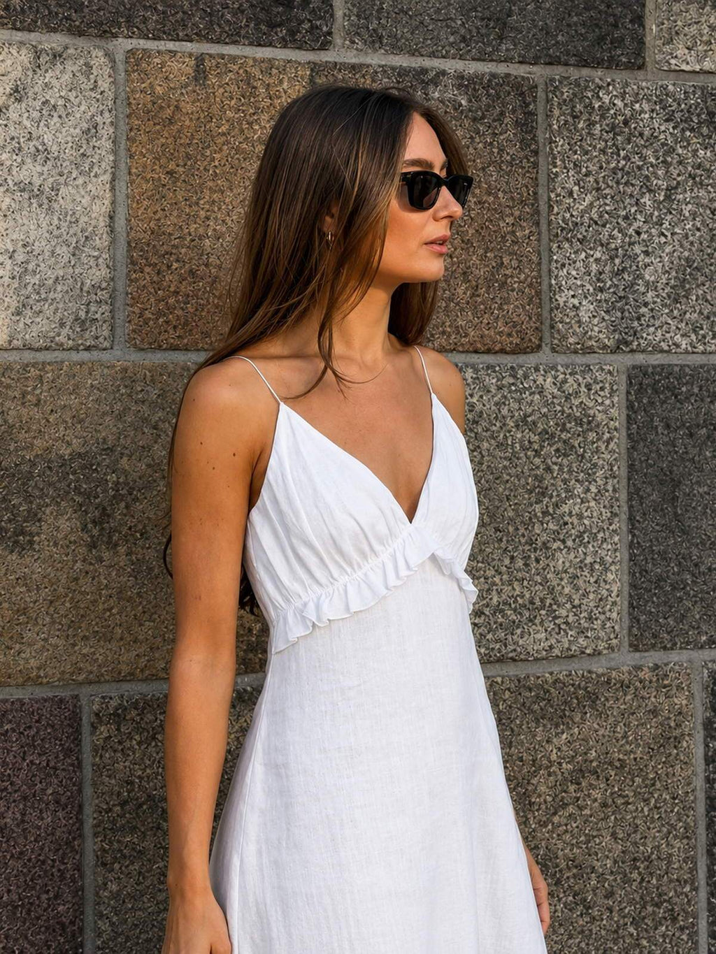 Lace Panel Cut Out Camisole Dress
