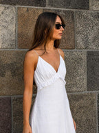 Lace Panel Cut Out Camisole Dress