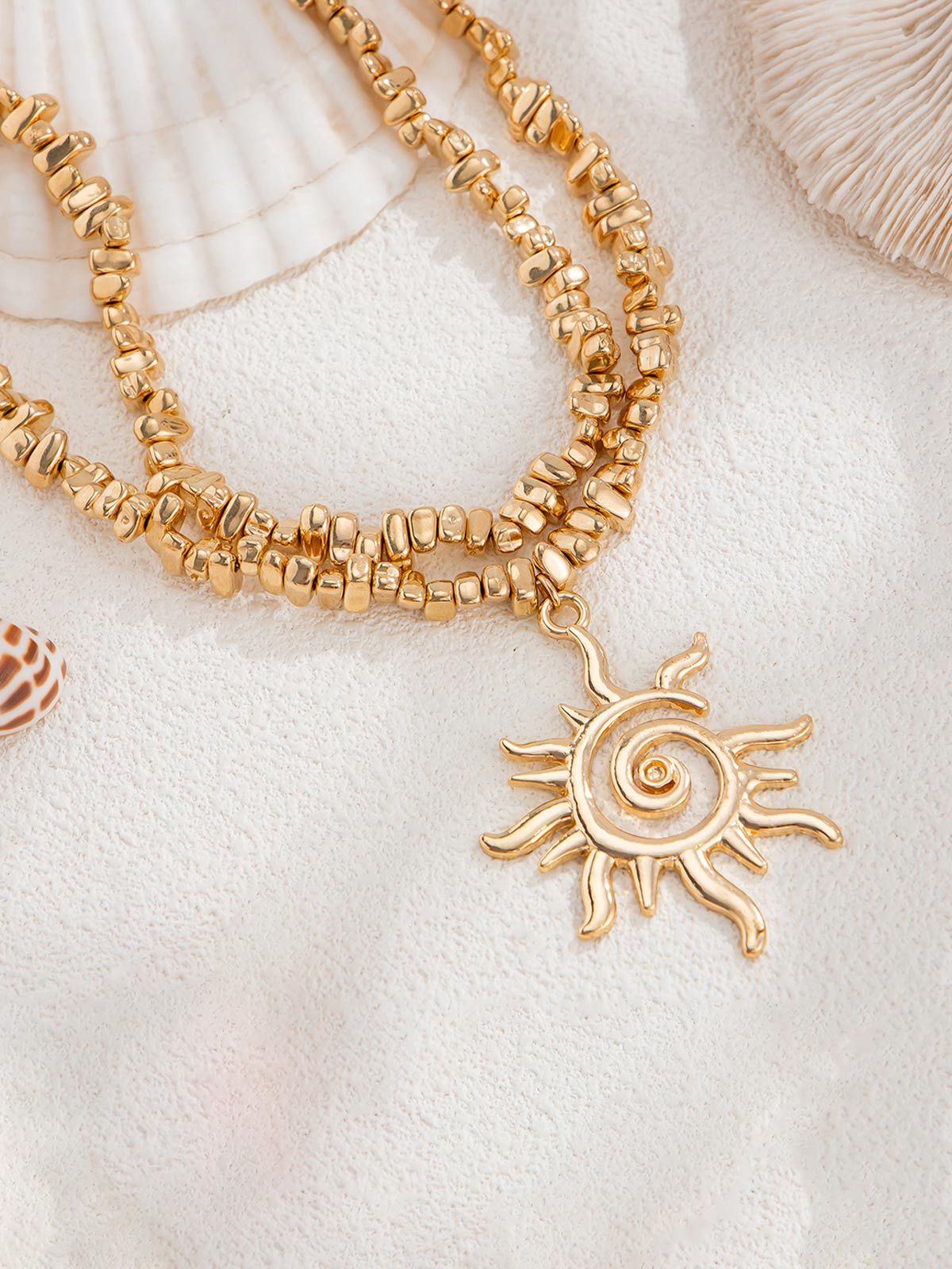 Eight-pointed Star Pendant Necklace