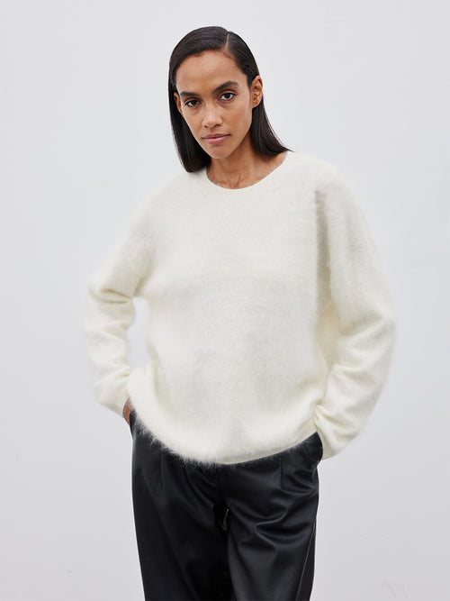 Brushed Knit Relaxed Sweater