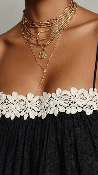 Lace Trim Spaghetti Strap Flowy Maxi Dress