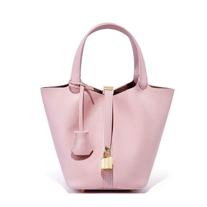 Leather Bucket Bag