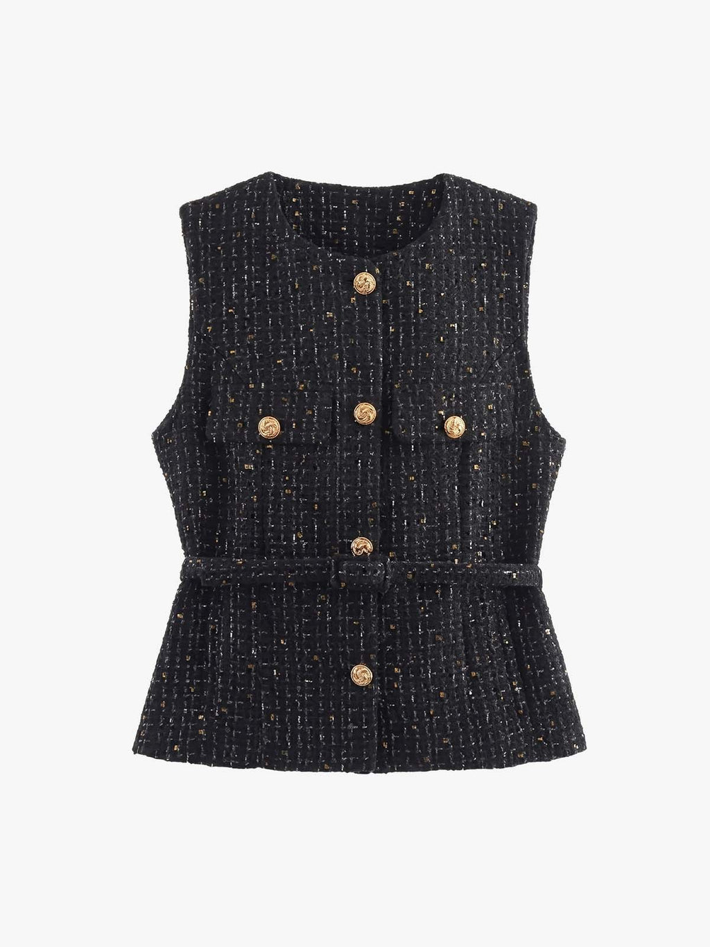 Buckle Belt Vest Top