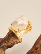 Resin Gemstone Inlay Ring