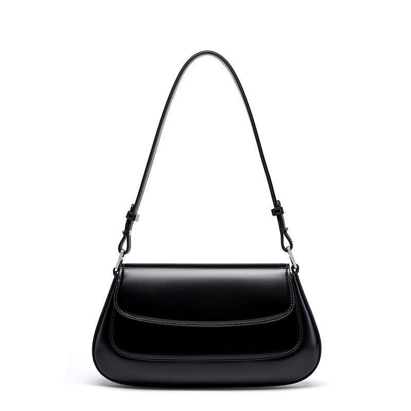 Leather Saddle Shoulder Bag