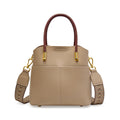 Soft Cowhide Leather Bucket Bag