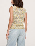 Textured Knit Tie-Waist Top