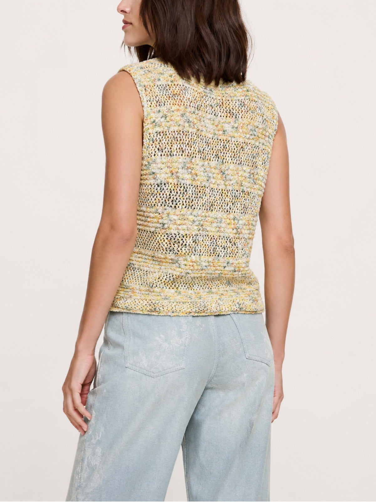 Textured Knit Tie-Waist Top