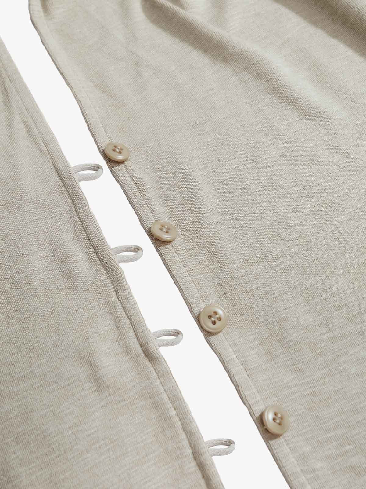 Tie-Front Shawl & Tank Knit Set