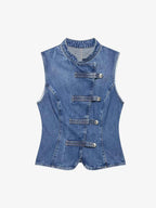 Gilet à col montant style Napoléonien