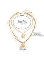 Aurelia Compass Layered Necklace