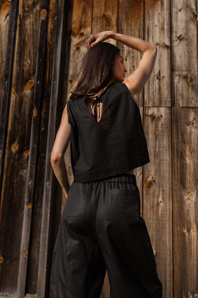 Cotton Blend Track Pants with Side Stripes - Comfortable Wide Leg Joggers for Casual Wear