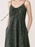 Botanical Print Cami Maxi Dress