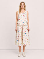 Colorful Polka Dot Linen Set