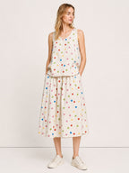 Colorful Polka Dot Linen Set
