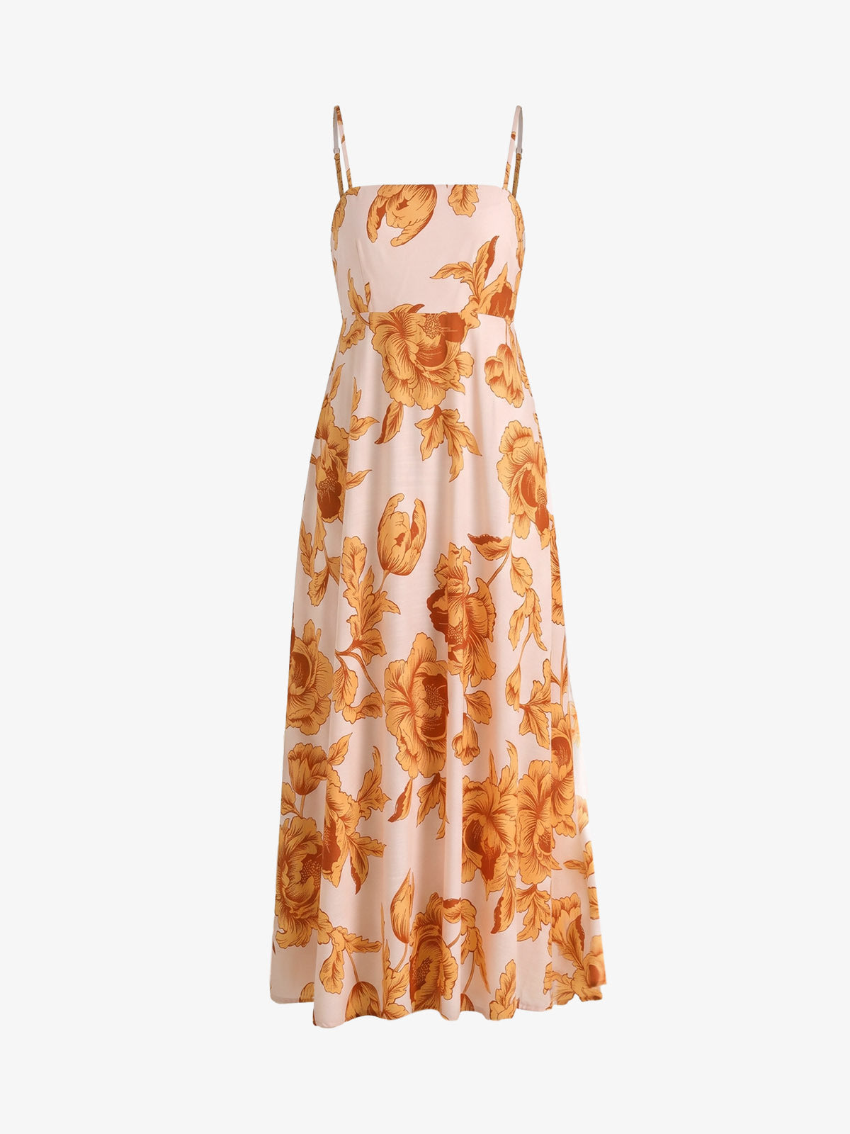 Printed Beaded Maxi Dress