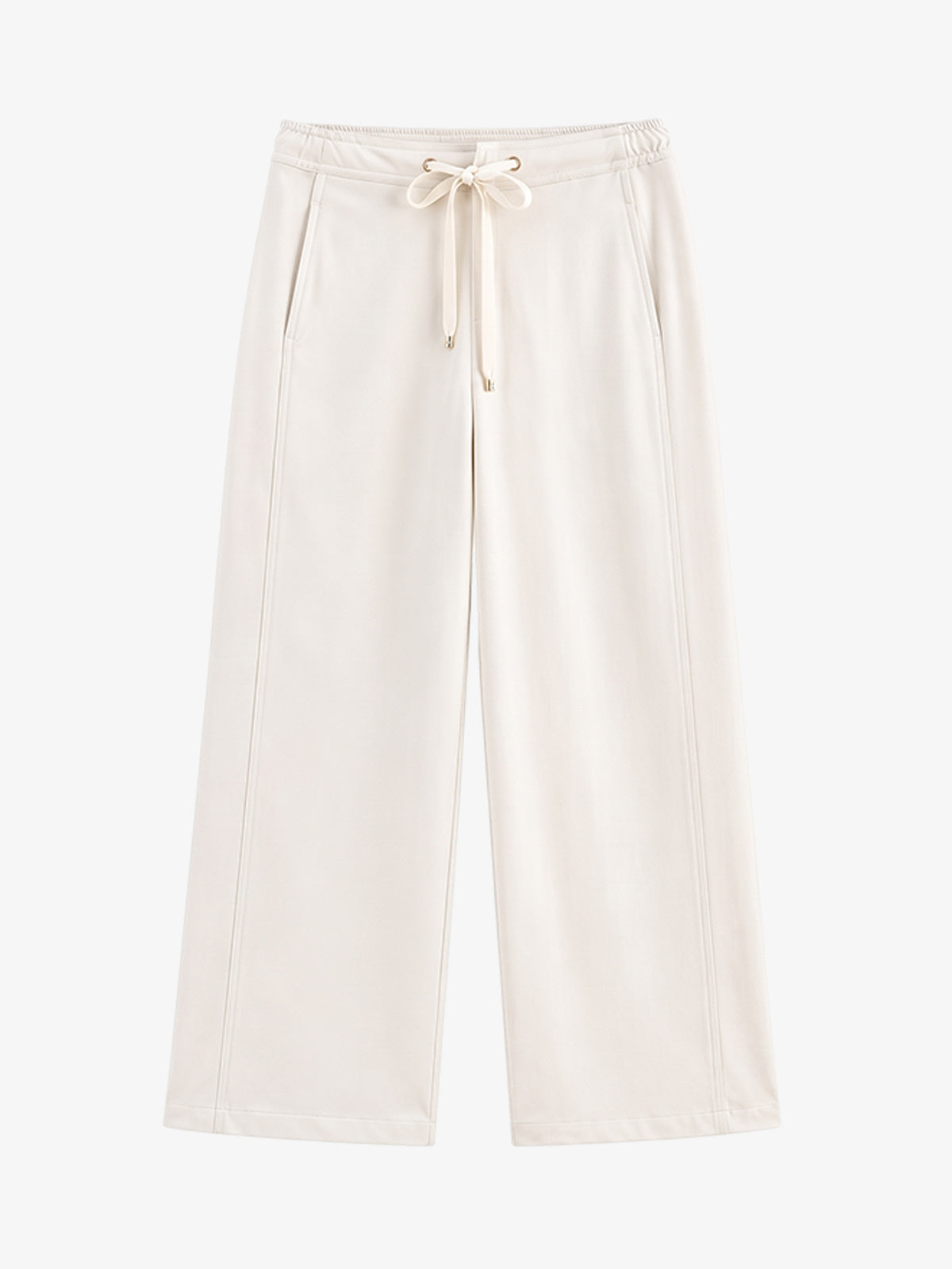 Drawstring Straight Leg Trousers