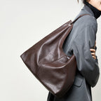 Soft Vegetable-Tanned Cowhide Tote Bag