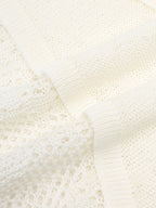 Layered Openwork Linen-Blend Lyocell Knit Tank