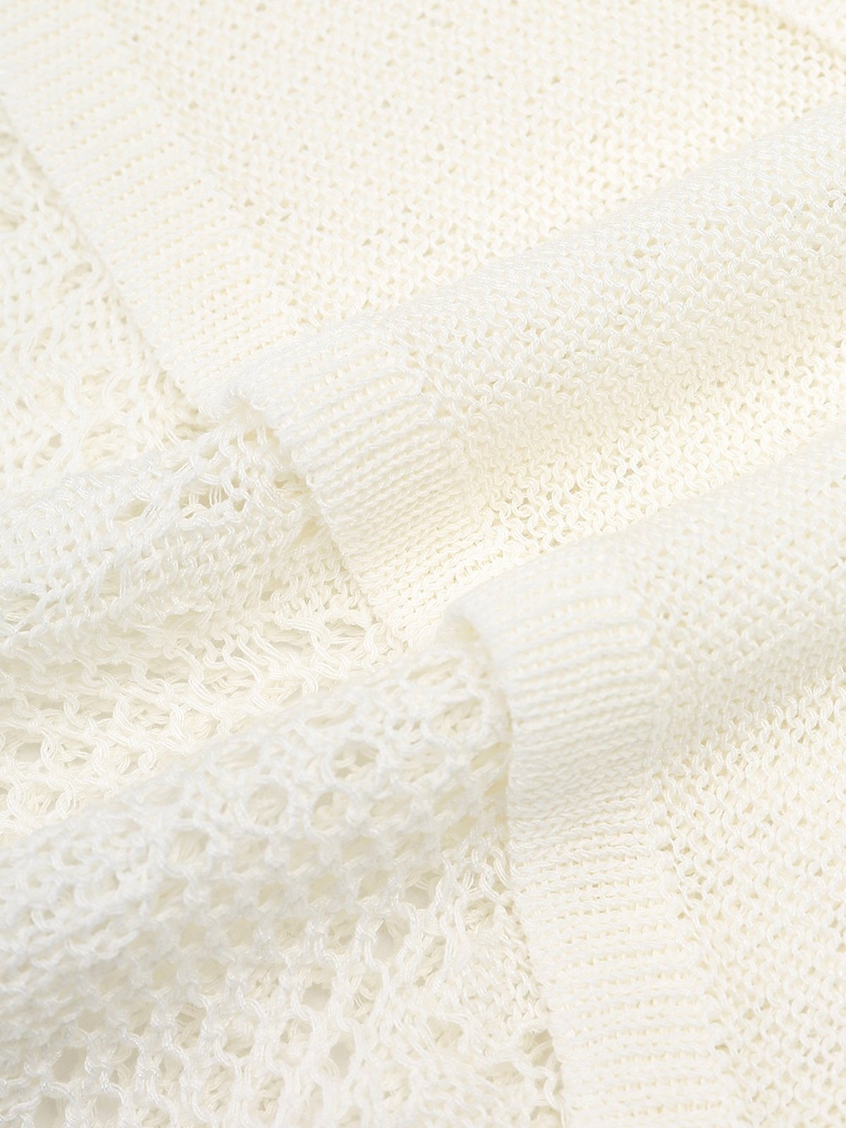 Layered Openwork Linen-Blend Lyocell Knit Tank