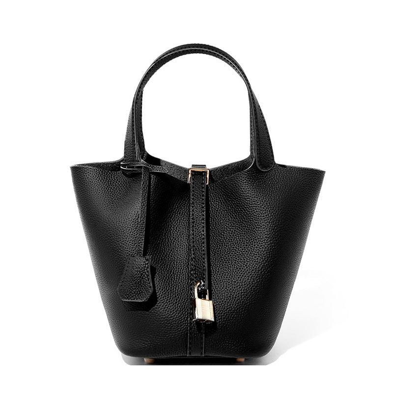 Leather Bucket Bag
