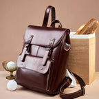 Cowhide Leather Laptop Backpack