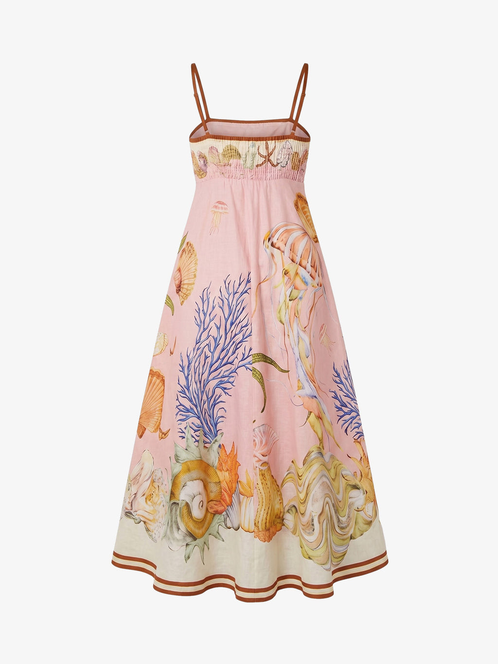 Floral Print Strapless Camisole Dress