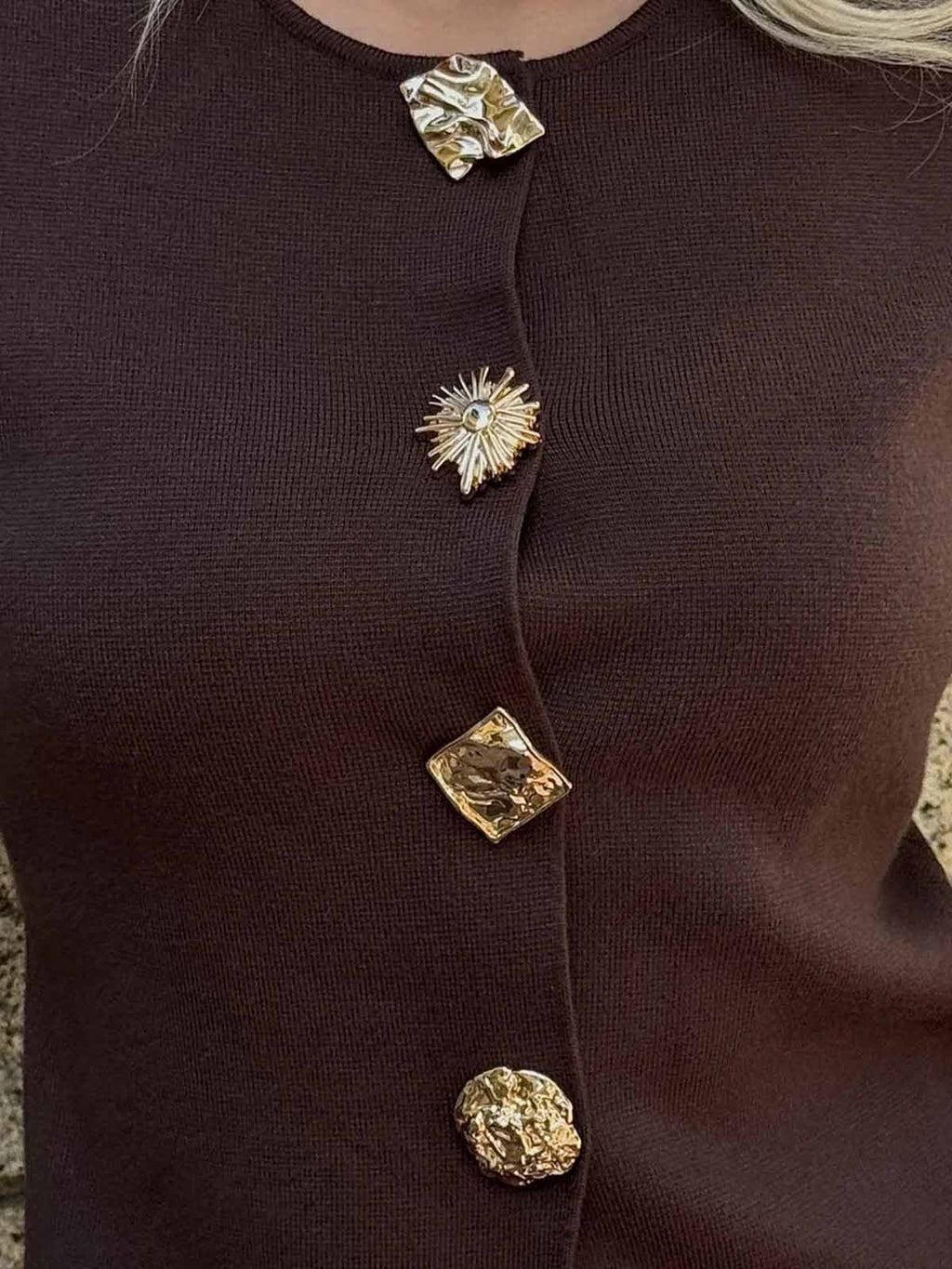 Statement Button Cardigan