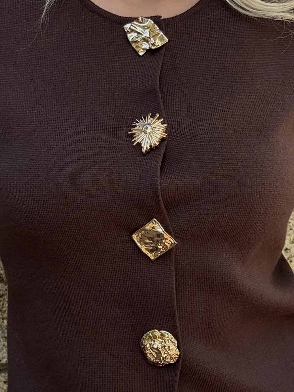 Statement Button Cardigan