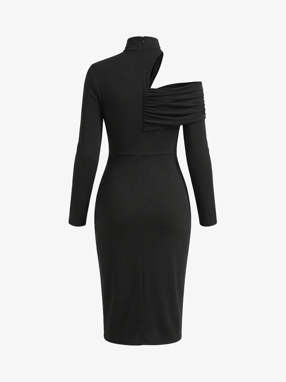 Chic Cut-Out Slit Knit Dress