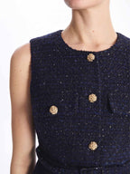 Buckle Belt Vest Top